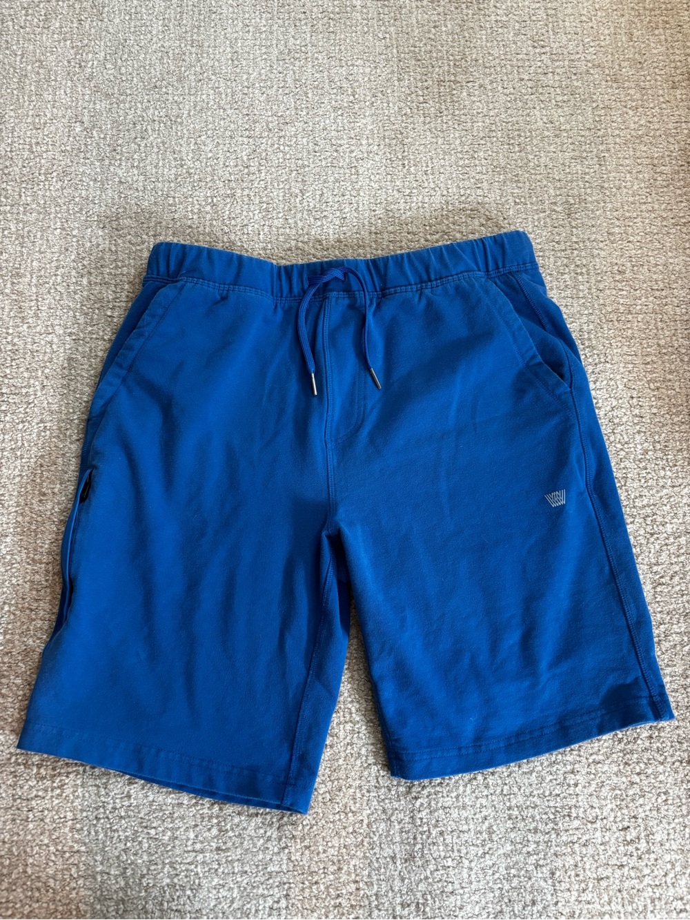 Mack Weldon Ace Sweatshorts Blue Medium 9” Inseam French Terry